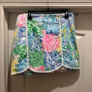 Lilly Pulitzer Multicolor Floral Skort